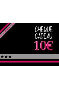 Ch&egrave;que cadeau 10 euros