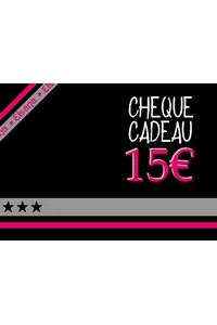 Ch&egrave;que cadeau 15 euros
