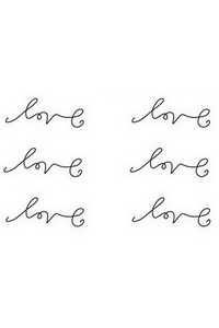 Tatouage "Love"