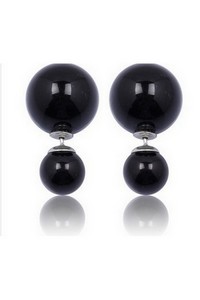 Boucles d'oreilles double boules