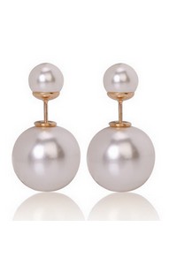 Boucles d'oreilles double boules