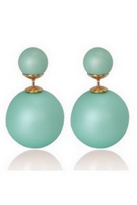 Boucles d'oreilles double boules