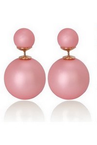 Boucles d'oreilles double boules